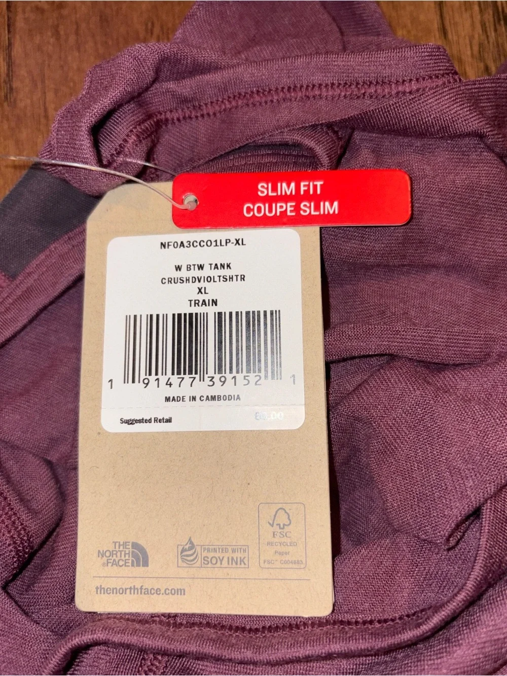 The North face Tank TNF Flash Dry Slim Fit Tank NWT XL